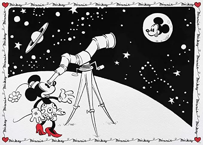 Disney Vault: Minnie and Mickey Mouse Sweethearts 1000pc.