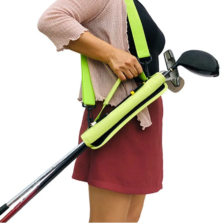SL-001 Golf Bag Portable Cue HandBag(Yellow)